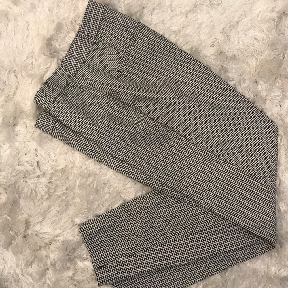 Black/White Ankle Pants